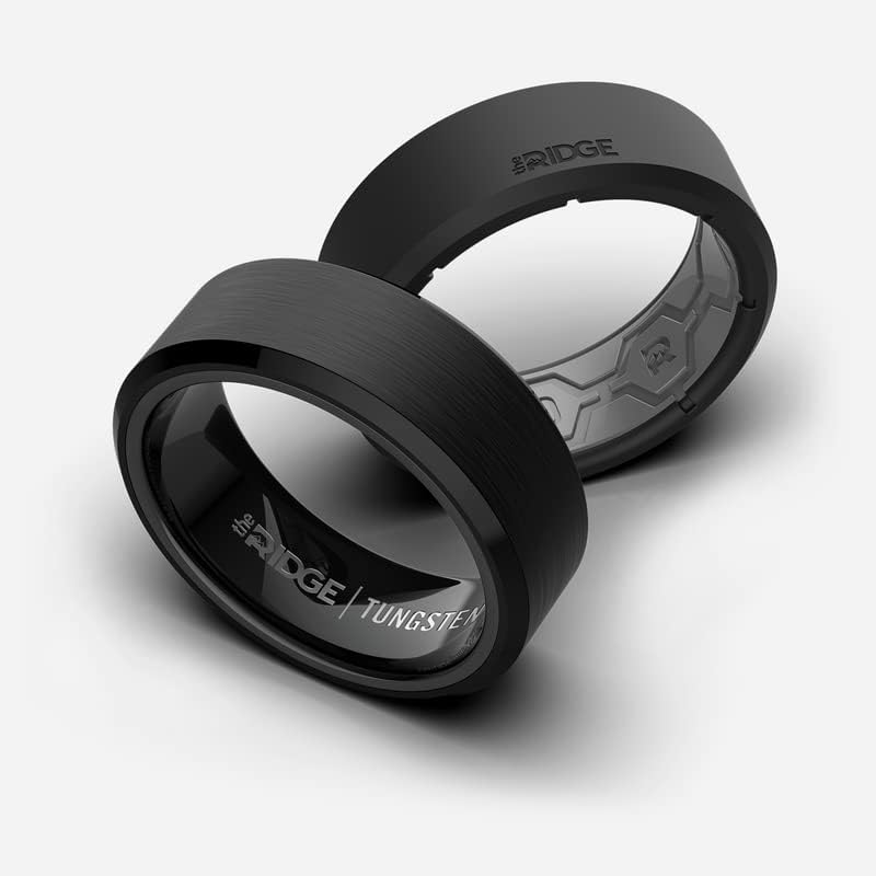 Bold Tungsten Ring 8mm