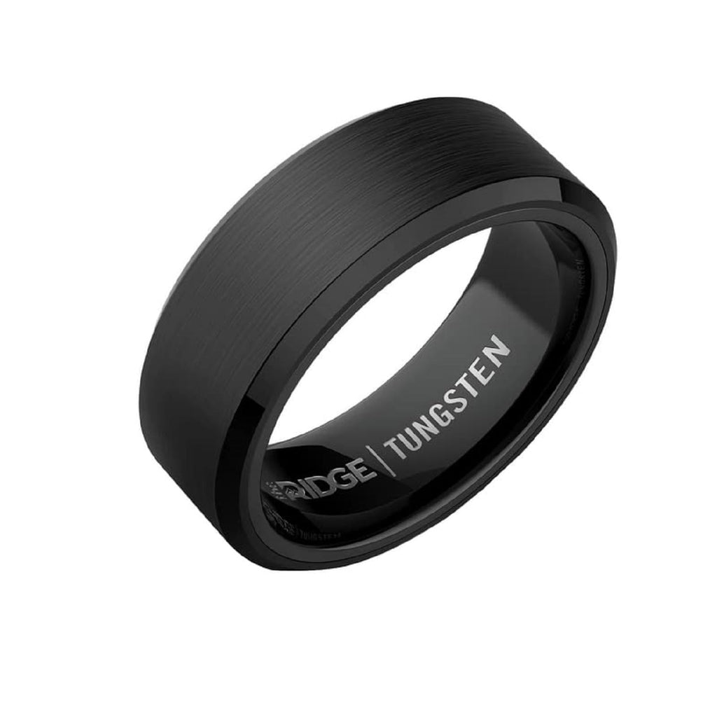 Bold Tungsten Ring 8mm