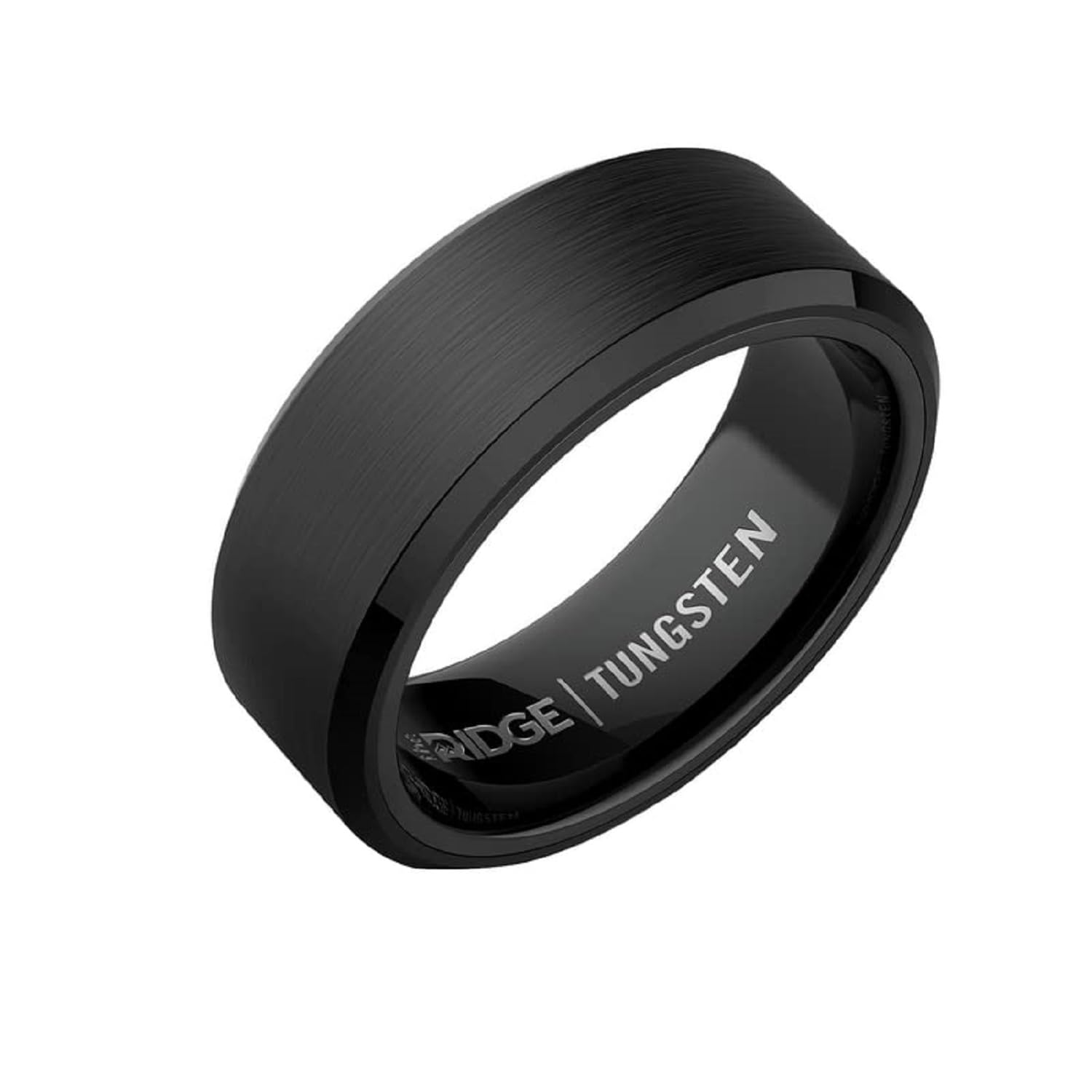 Bold Tungsten Ring 8mm
