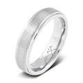 Manly Bands: Mens Wedding Bands and Rings - Unique Polished or Satin Finished Tungsten, Comfort Fit Wedding Band, Stylish Ring for Men, Free Silicone Ring Included