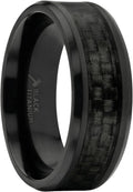 Black Titanium Carbon Fiber Band