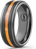 Black Tungsten Band | Whiskey Wood