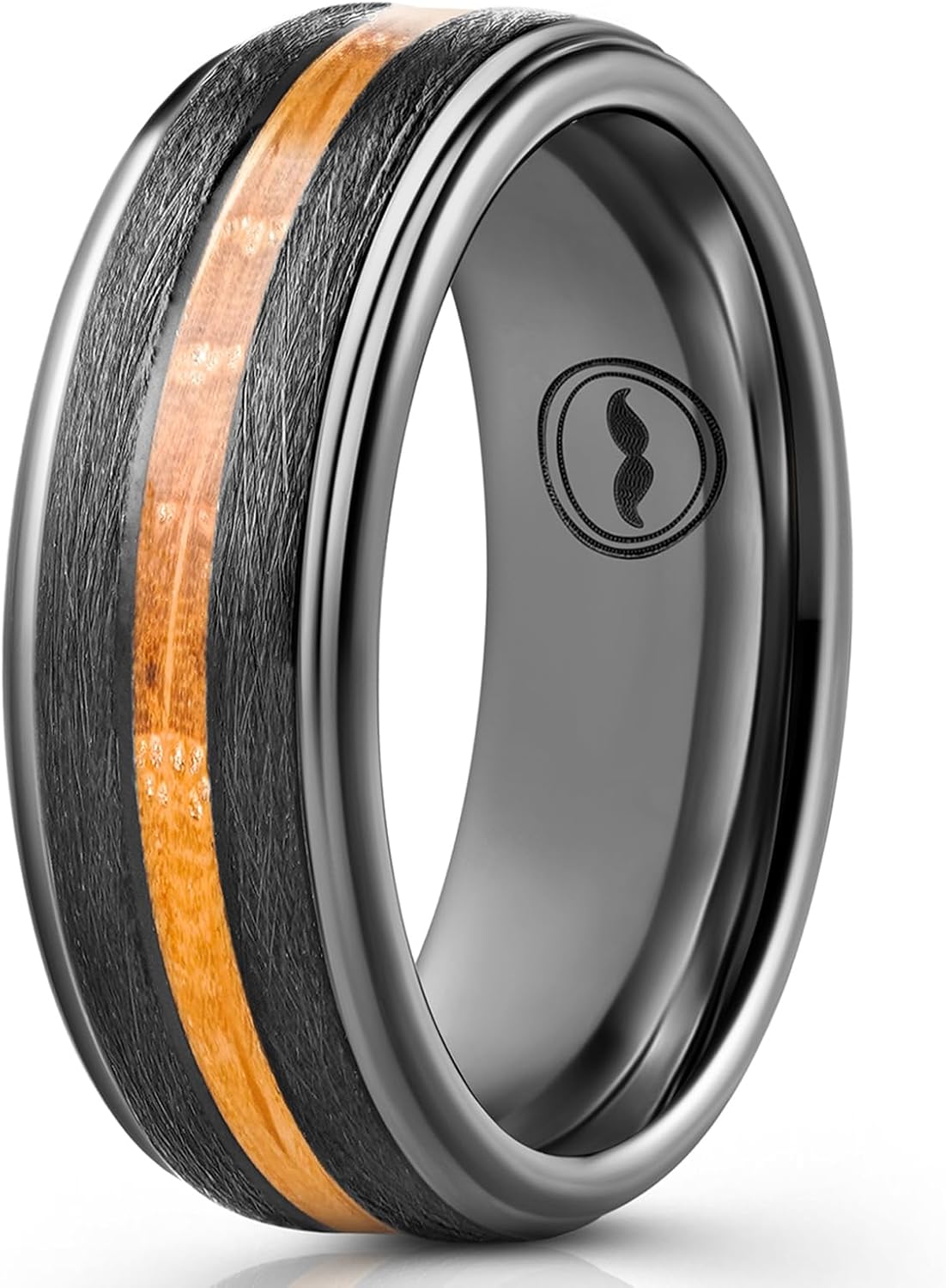 Black Tungsten Band | Whiskey Wood