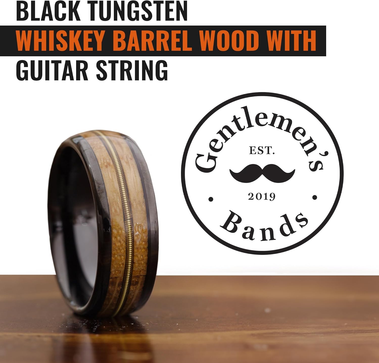 Tungsten Band | Whiskey & Guitar String