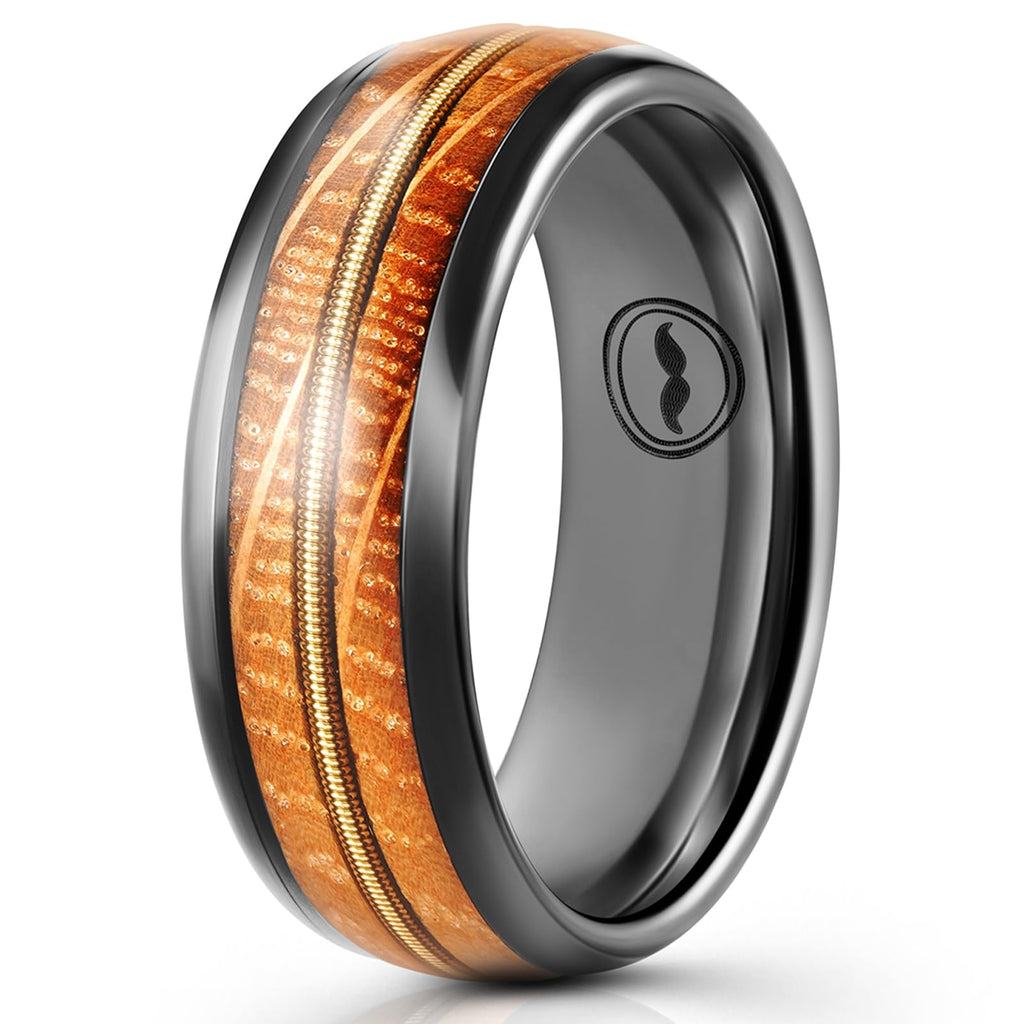 Tungsten Band | Whiskey & Guitar String